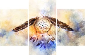 Kép - Álomfogó tollas (90x60 cm)