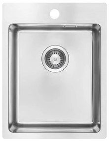 Deante ZPO_010E - Mosogató OLFATO 50,5x39 cm csiszolt acél
