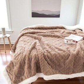 Meleg bárány takaró Homa KOBELA CAPPUCCINO