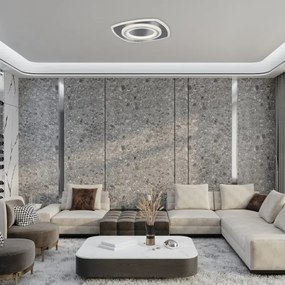 Rabalux 71318 - LED, fényerőszabályozható mennyezeti lámpa TANELI 60W/230V 3000/4000/6000K króm + távirányító