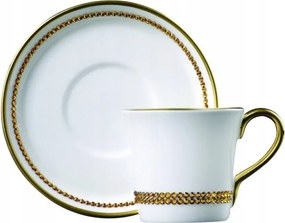 Eszpresszó csésze Swarovski kristályokkal (Topaz)