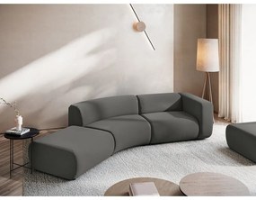 Szürke bársony heverő (bal oldali) Ekahi – Makamii