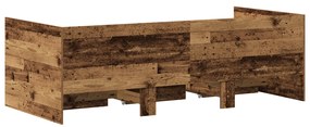 Rusztikus Nappaliágy Régi fa F.Engineered wood 90 x 200 cm