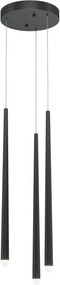 MAYTONI MOD132PL-L18BK CASCADE Hengeres Függesztett Lámpa Fehér, Fekete LED IP20