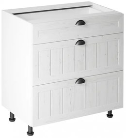 Provance D80S3 3 fiókos alsó konyhaszekrény Sosna Andersen N