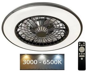 NEDES LED Mennyezeti lámpa ventilátorral OPAL LED/48W/230V + távirányítás ND3666