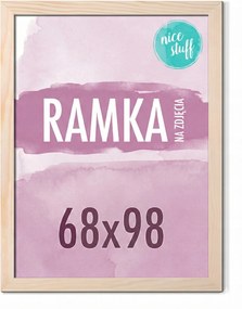 Képkeret 68x98 Képkeret nagy poszter fa keret fenyő