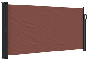barna behúzható oldalsó napellenző 100 x 300 cm