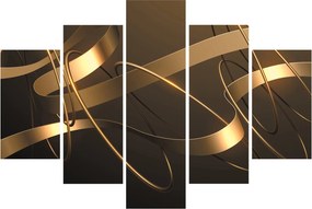 Kép - bronz szalagok (150x105 cm)