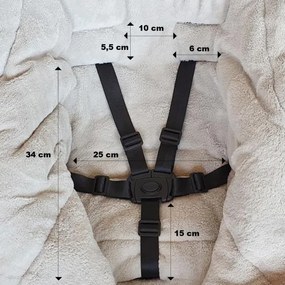 PETITE&MARS - Baba bundazsák 3in1 JIBOT fekete