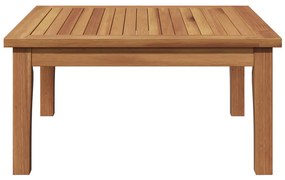 Kerti Asztal 60x60x30 cm Tömbfa Teak