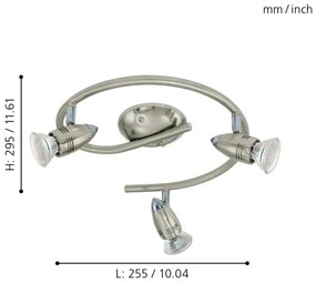 Eglo 92643 - LED Spotlámpa  MAGNUM 3xGU10/3W/230V