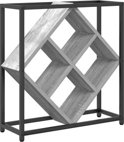 vidaXL Borágas Szürke Sonoma 51 x 18 x 52,5 cm Faanyag