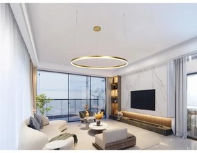 LED dimmelhető csillár zsinóron LED/55W/230V 3000-6500K + távirányítás