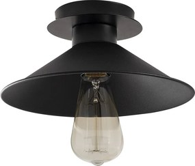Fekete mennyezeti lámpa fém búrával ø 24 cm Berceste – Opviq lights