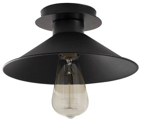 Fekete mennyezeti lámpa fém búrával ø 24 cm Berceste – Opviq lights