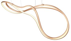 Aranyszínű LED függőlámpa fém búrával Nala – Trio Select