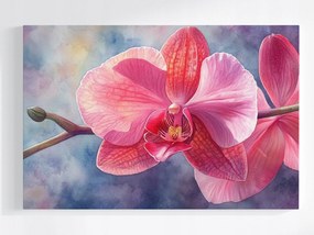 Poszter Grafika Orchidea Virág Rózsaszín Orchidea 120x80