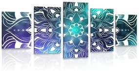 5 részes kép modern Mandala keleti mintával