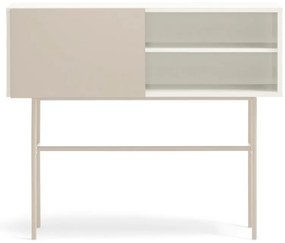 Bézs-krémszínű konzolasztal 35x110 cm Nube – Teulat