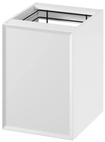 Cersanit S1022-011 - Falra szerelhető fürdőszobai szekrény szennyeskosárral MILLE 40x45 cm fehér