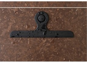 Fekete vízlehúzó tartóval 27 cm Kapi – Blomus