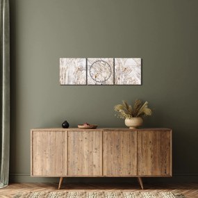 Kép - íriszek (órával) (90x30 cm)