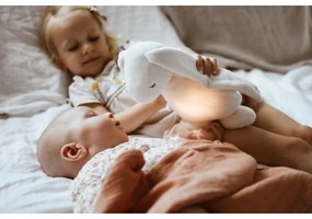 Moonie - Snuggle buddy dallammal és lámpával nyuszi krém