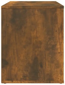füstös tölgy színű szerelt fa éjjeliszekrény 60 x 36 x 45 cm