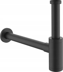 Mosdószifon D54, rozsdamentes acél, matt fekete, modern design