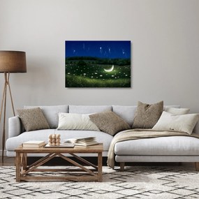 Kép - zuhanó égbolt (üvegen) (70x50 cm)