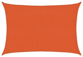 narancssárga HDPE napvitorla 160 g/m² 2 x 2,5 m