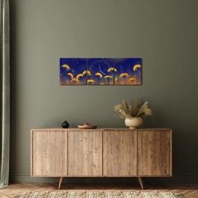 Kép - Pitypang (órával) (90x30 cm)