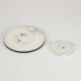 Brilagi - ULTRA SLIM dimmelhető LED lámpatest, 18 W, 230 V, átm. 30 cm, fekete + távirányító