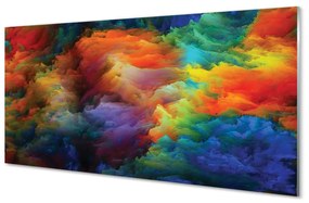 Akrilkép 3d színes fraktálok 140x70 cm