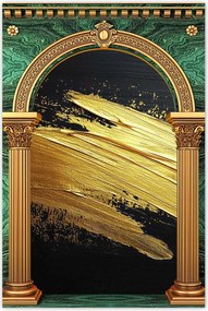 Poszterek 80x120 Arany csillogás ecsettel