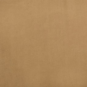 barna bársony gyerekkanapé 100 x 50 x 26 cm