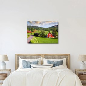 Vidéki kép (70x50 cm)