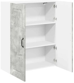Fali konyhaszekrény Beton Szürke 80 x 31 x 100 cm Faanyag