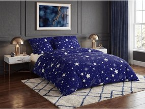 Polipamut ágyneműhuzat NIGHT SKY POLY kék Ágyneműhuzat mérete: 70 x 90 cm | 140 x 220 cm