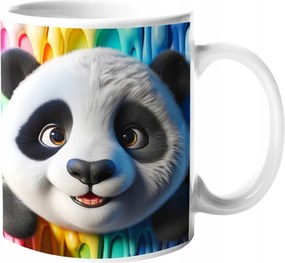 Látványos Bögre Édes Panda Csodálatos Színek "3D hatás" 330ml
