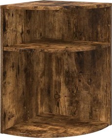 vidaXL Végasztal Füstölt tölgy 39,7 x 39,7 x 60 cm Faanyag