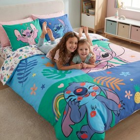 Disney Lilo és Stitch, A csillagkutya Tropical Friend gyerek, ovis ágyneműhuzat 100×135 cm, 40×60 cm