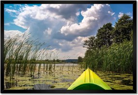 Poszterek keretben 60x40 Kajakkal a tavon