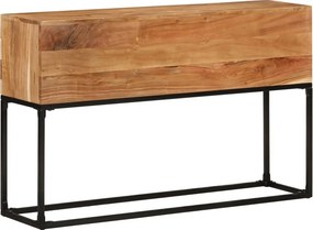 vidaXL tömör akácfa tálalóasztal 120 x 30 x 75 cm