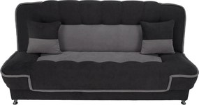 Kinyitható dívány, sötétszürke/világosszürke, PERSI