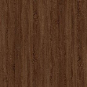 barna tölgy színű szerelt fa íróasztal 100x49x75 cm
