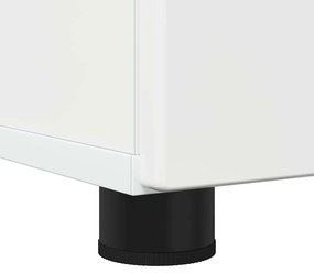 Fürdőszoba Székény Magasfényű fehér 30 x 35 x 95 cm Faanyag