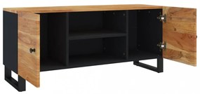 tömör akácfa TV-szekrény 105 x 33 x 46 cm