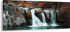 Kép - Vízesések (120x50 cm)